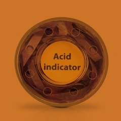 INDIKATOR 
PATRONE
: f&uuml;r 
S&auml;ure und Lauge 
D&auml;mpfe